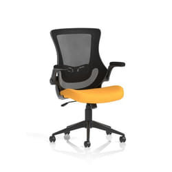 Dynamic Orbit High Mesh Back Task Office Chair With Bespoke Senna Yell