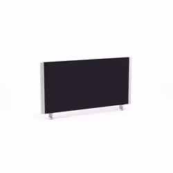 Dynamic Impulse Straight Screen W800 x D25 x H400mm Black With Silver