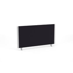Dynamic Impulse Straight Screen W800 x D25 x H400mm Black With Silver