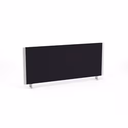 Dynamic Impulse Straight Screen W1000 x D25 x H400mm Black With Silver