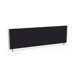 Dynamic Impulse Straight Screen W1400 x D25 x H400mm Black With Silver