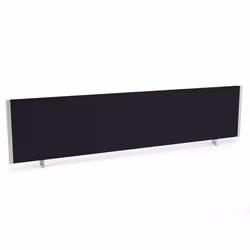 Dynamic Impulse Straight Screen W1800 x D25 x H400mm Black With Silver