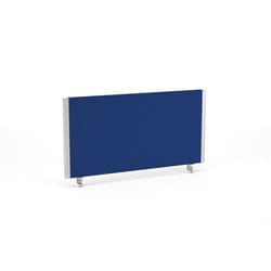Dynamic Impulse Straight Screen W800 x D25 x H400mm Blue With Silver F