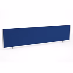 Dynamic Impulse Straight Screen W1800 x D25 x H400mm Blue With Silver
