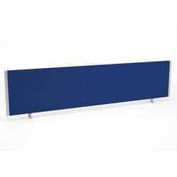 Dynamic Impulse Straight Screen W1800 x D25 x H400mm Blue With Silver