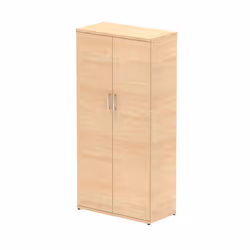 Dynamic Impulse W800 x D400 x H1600mm 3 Shelf Cupboard Maple Finish -