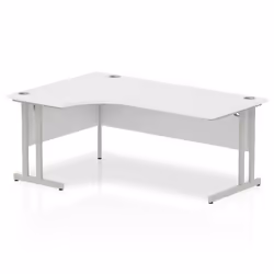 Dynamic Impulse Contract Left Hand Crescent Cantilever Desk W1800 x D1