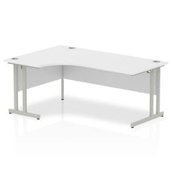Dynamic Impulse Contract Left Hand Crescent Cantilever Desk W1800 x D1