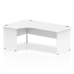 Dynamic Impulse Contract Left Hand Crescent Radial Panel End Desk W180
