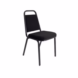 A banqueting. meeting room and conference area classic. This favourite has mdeep cushions. an angled back and strong black st ...