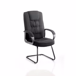 Traditional in style. luxurious in feel. This popular range of executive chairs are upholstered in soft leather. The Deluxe v ...