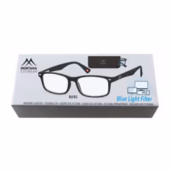 reading glasses blue light filter black strength +0.00 (blfbox83)