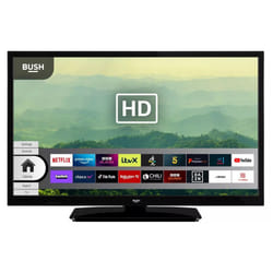 Bush ELED24HDSDVDB 24" Smart HD Ready HDR LED TV DVD Combi Freeview Play