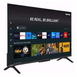Toshiba 43UV2F53DB TV 109.2 cm (43") 4K Ultra HD Smart TV Wi-Fi Black 350 cd/m²