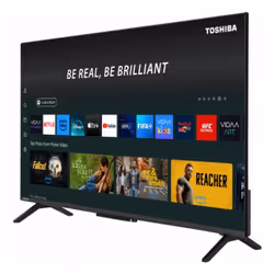 Toshiba 43UV2F53DB TV 109.2 cm (43") 4K Ultra HD Smart TV Wi-Fi Black 350 cd/m²