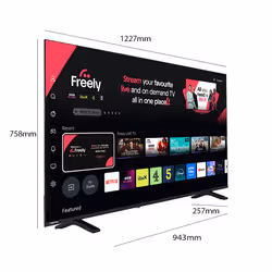 Toshiba 55UV1563DB Smart TV 55 inch LED 4K UHD VIDAA Black - Additional view 3