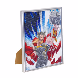 Craft Buddy Crystal Art Thor / Captain America Picture Kit - Thor