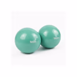 Green Weighted TONING BALLS 0.5kg-1.5kg Pair Yoga Pilates Rehab Exercise Class Weight - 2 x 0.5kg = 1kg