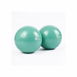 Green Weighted TONING BALLS 0.5kg-1.5kg Pair Yoga Pilates Rehab Exercise Class Weight - 2 x 1kg = 2kg