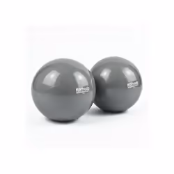 Grey Weighted TONING BALLS 0.5kg-1.5kg Pair Yoga Pilates Rehab Exercise Class Weight - 2 x 0.5kg = 1kg