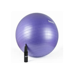 Yoga Ball - Anti-Burst Exercise Pilates Fitness Balance Pregnancy Core Workout - 65cm, Purple