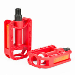 Kids Bike Pedals 1/2" Childrens Half Inch Bicycle - Red