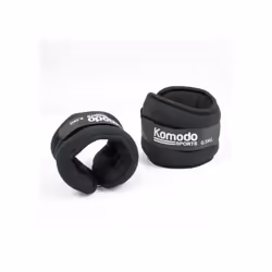 Black Neoprene Ankle Weights Run Training Wrist - 2 x 0.5kg = 1kg