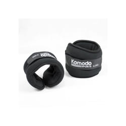 Black Neoprene Ankle Weights Run Training Wrist - 2 x 0.5kg = 1kg