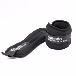 Black Neoprene Ankle Weights Run Training Wrist - 2 x 0.5kg = 1kg