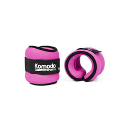 Pink Neoprene Ankle Weights Running Training Wrist - 2 x 0.5kg = 1kg