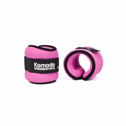 Pink Neoprene Ankle Weights Running Training Wrist - 2 x 1.5kg = 3kg