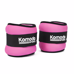 Pink Neoprene Ankle Weights Running Training Wrist - 2 x 1.5kg = 3kg