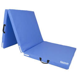 Tri Folding GYM MAT Yoga Exercise Floor - Blue