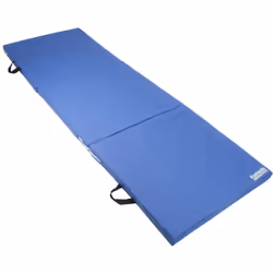 Tri Folding GYM MAT Yoga Exercise Floor - Blue