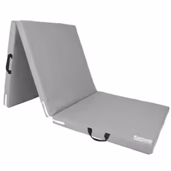 Tri Folding GYM MAT Yoga Exercise Floor - Grey