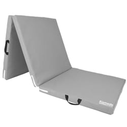 Tri Folding GYM MAT Yoga Exercise Floor - Grey