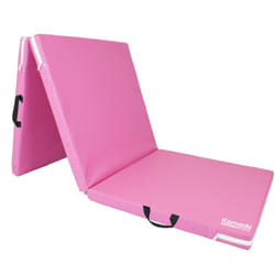 Tri Folding GYM MAT Yoga Exercise Floor - Pink