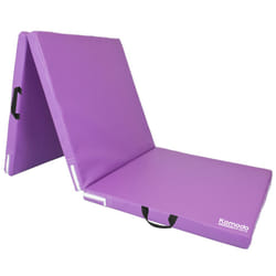 Tri Folding GYM MAT Yoga Exercise Floor - Purple