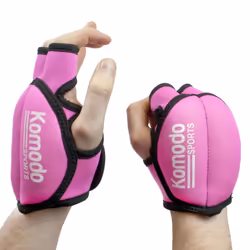 Pink Weighted Gloves Wrist Hand Training Weights - 2 x 1kg = 2kg