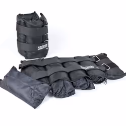 Komodo Adjustable Ankle Weights Pair â Max 10kg (5kg Each)