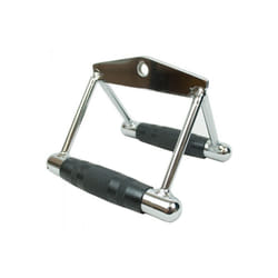 Double V Row Close Grip Rubber Handle Multi Gym Cable Attachment Bar