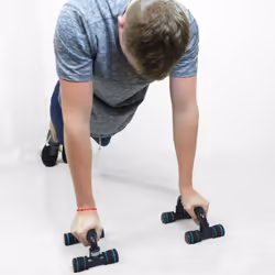 Push Up Bars Set Foam Handles Press Pull Up Stands Pair
