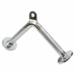 Tricep V Bar Push Down Cable Attachment Metal Handle Close Grip Gym
