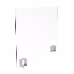 Protective Desk Screen Clear Acrylic Desktop Divider Office Partition - W 1200 x H 750mm