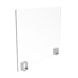 Protective Desk Screen Clear Acrylic Desktop Divider Office Partition - W 1200 x H 750mm