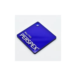 3mm Translucent Dark Blue Acrylic Sheet 210 x 297 (A4)