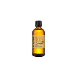 Naissance Sweet Orange Essential Oil (no. 105) 100ml - Pure, Natural, Cold Pressed, Cruelty Free, Vegan and Undiluted - Use in Aromatherapy & Dif
