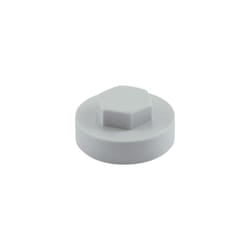 TIMCO Hex Head Cover Caps Oyster - 16mm Bag OF 1000 - 16RAL7035CAP