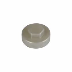 TIMCO Hex Head Cover Caps Metallic Silver - 16mm Bag OF 1000 - 16S7500CAP