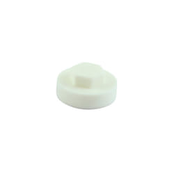 TIMCO Hex Head Cover Caps White - 19mm